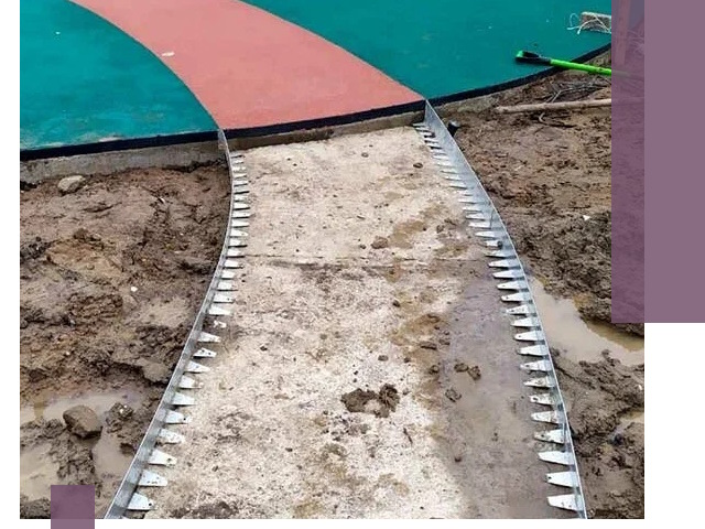 Металлические бордюры для дорожек в Полевской — монтаж и изготовление