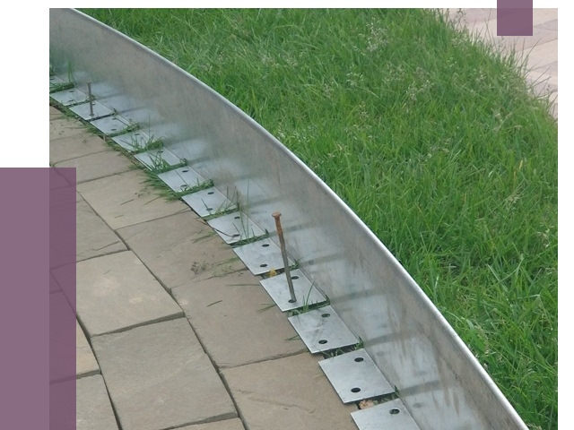 Металлические бордюры для тротуаров в Полевской от 8725 руб.