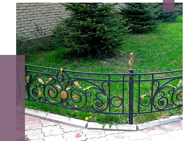 Кованые газонные ограждения в Полевской от 7647 руб. — ПРОЛЁТ-Плв