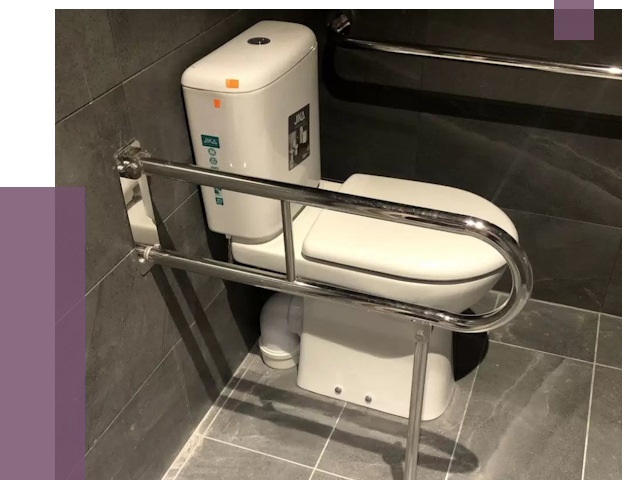 Поручни для санузлов в Полевской от 4311 руб.  | ПРОЛЁТ-Плв