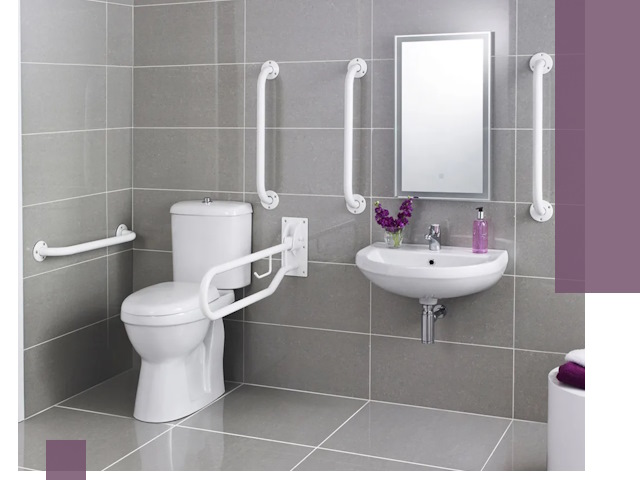 Поручни для санузлов в Полевской: установка, ремонт и монтаж